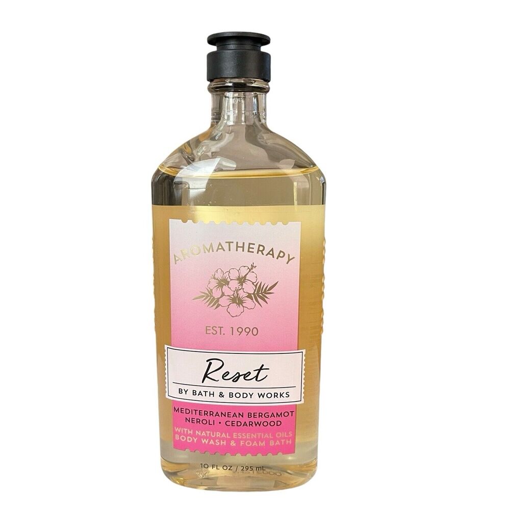 Bath & Body Works Reset Mediterranean Bergamot Neroli Cedarwood Body Wash 10 Oz
